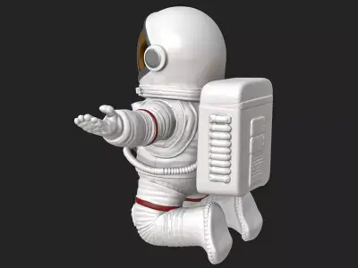 Astronaut figure 01 3D print model