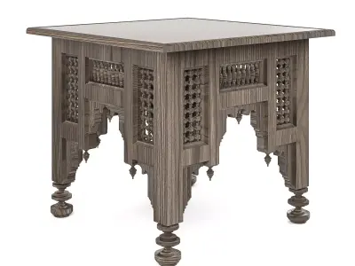 Islamic Arabic table 3D model