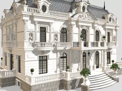 Aristocratic Mansion 3D model