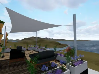 a villa project 3D model