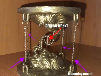 Levitation Table 3D print model