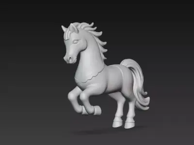 Christmas Creations - Horse 3D print model
