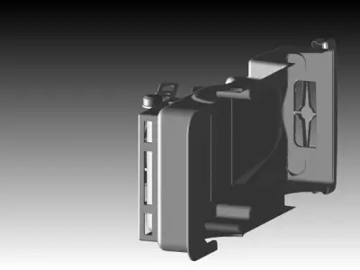 camion de bomberos DF Free 3D model