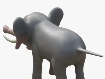 Cartoon elephant 3D model order
