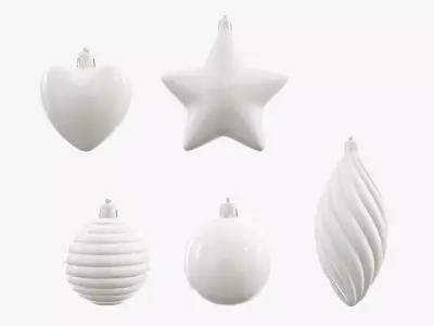 Christmas tree decoration toys 3D model