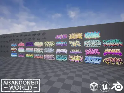 Graffiti Pack Decals VI Texture