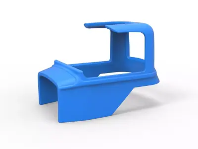 Shell of Vintage Supermodified stock car Version 3 Scale 1 to 25 3D print model