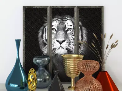 Decorative set M7 3D model