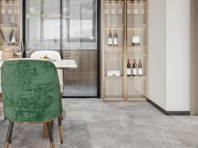 Luxury Modern Restaurant 3D model