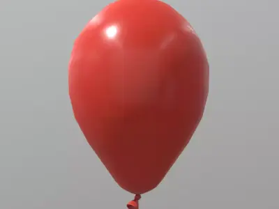 CC0 - Balloon Free low-poly 3D model