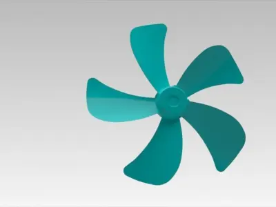 fan blade 3D model