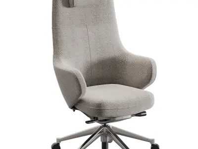 Office Furniture Manager set 27 3D model