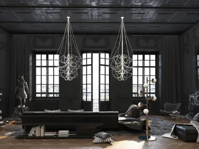 Paris Luxury Apartment 3D model