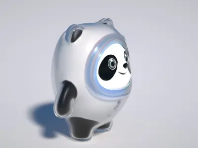 Bing Dwen Dwen-3D The Mascots of Beijing Winter Olympic Games 3D model