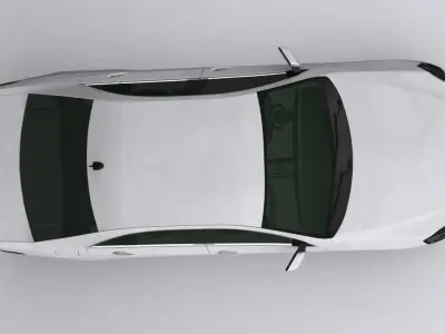 Mercedes E-Klasse Limousin 2013 Model Low-poly 3D model