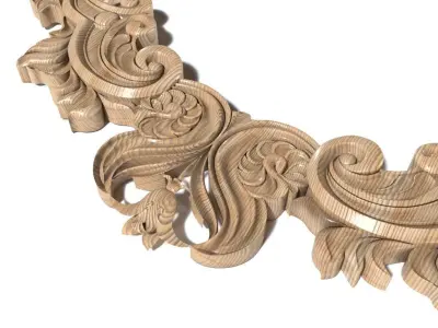 Frame-018 ornate frame 3D model
