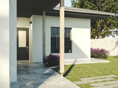 Small House 02 Low-poly 3D model