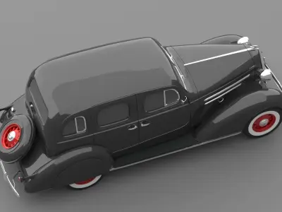 1936 Chevrolet Standard Sedan 3D model