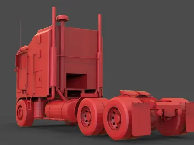 Kenworth K100 3D print model