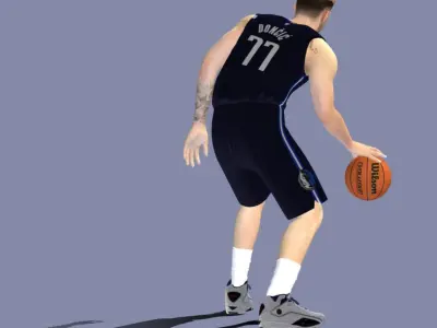 3D Rigged Luka Doncic NBA 3D model