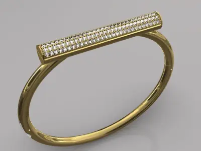 BANGLE BRACELET Roberto Coin 3D model