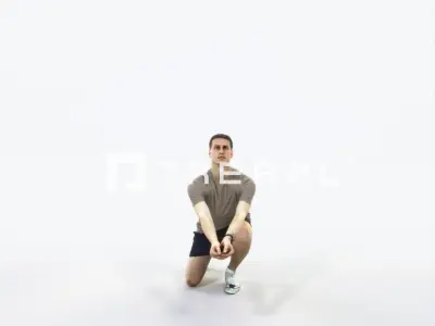 Romance 03J Volleyball Digging Sports Man Low-poly 3D model