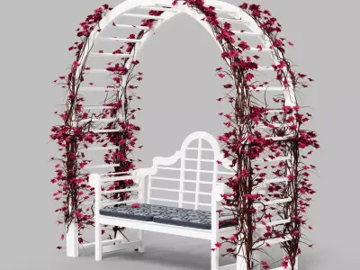 Bougainvillea - Gate Garden 3D model