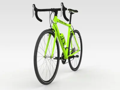 Racing Bicycle - fluorescent 3D model
