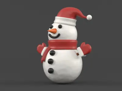 Snowman 3D model