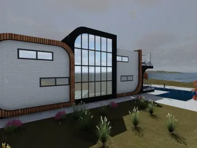 a villa project 3D model