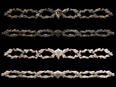 Classic carved 015 3D model