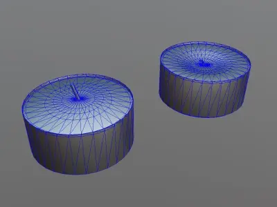 Tea Light Low-poly 3D model