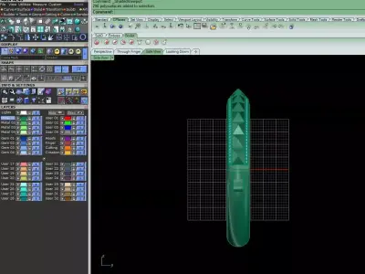 Pyramid bangle bracelet 3D print model