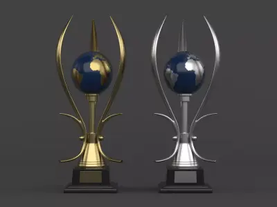 Trophy Cups 3D model 59