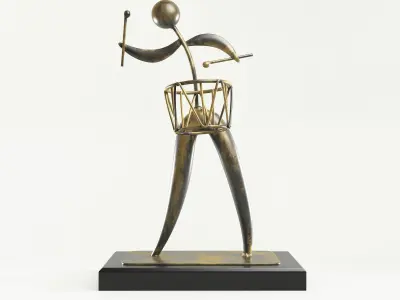 Decor Hand Drummer 3D model