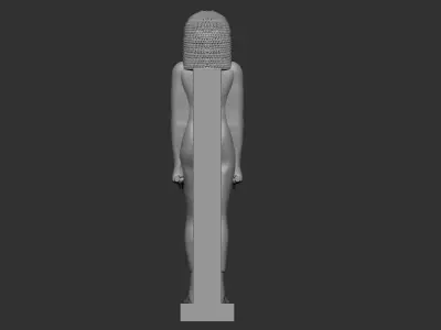Egyptian Queen Cleopatra statue 3D print model 3D print model