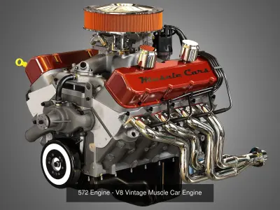Engines Package - V3- Sport Car Engines 3D Model Collection