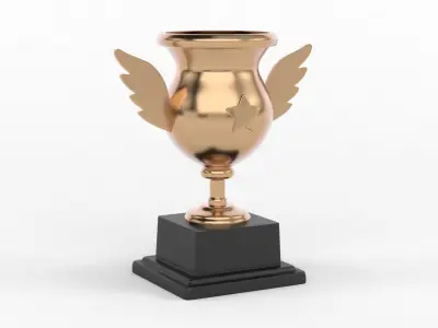Trophy Cups 3D model 22