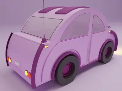 Lowpoly Car 5 Low-poly 3D model