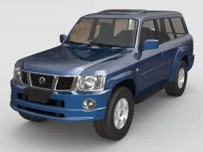 Nissan patrol 2006 3D model