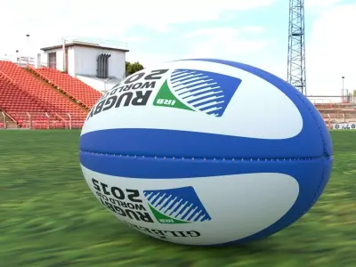 Ballon de rugby 3D model