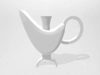 glass red Free low-poly 3D model