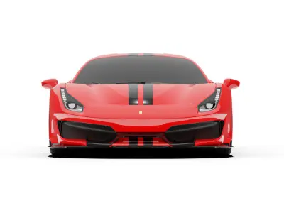 Ferrari 488 Pista  3D model