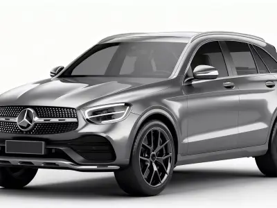 Mercedes Benz GLC High-Detail GLC-Class SUV 3D model