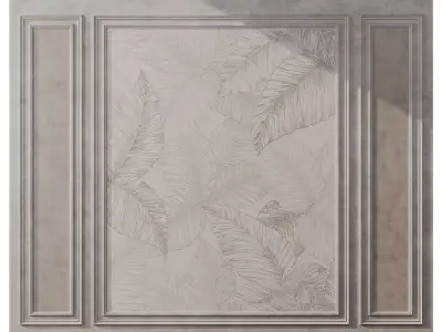 Wall Molding Collection 15 3D Models Low-poly 3D model