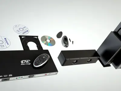 Home Theatre System HT  3D model