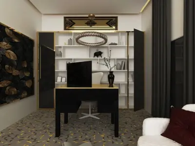 master office  Free 3D model