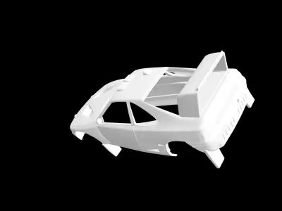 Peugeot 405 T16 3D print model