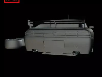 Ferrari 348 GT-C LM 1994 3D print model
