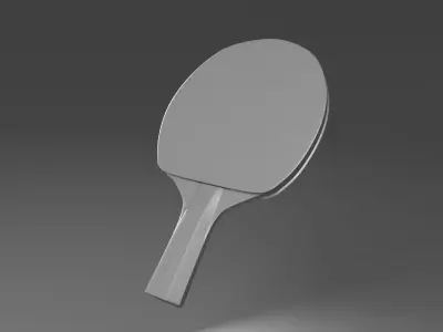 table tennis racket 3D model